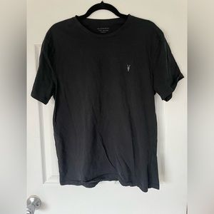 All Saints Men’s black short sleeve shirt size XL